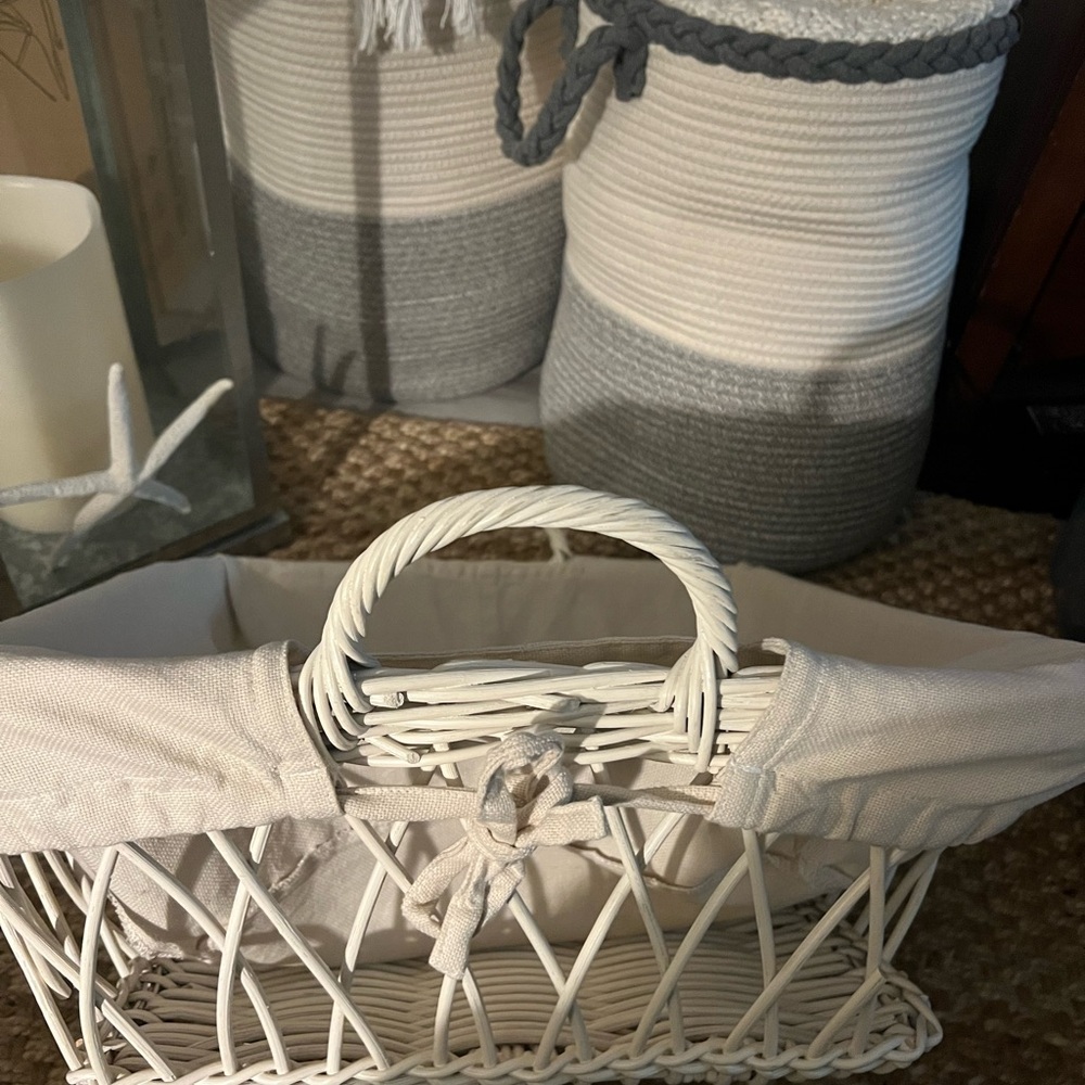 Pottery Barn Open Weave Under Bed Storage Bins